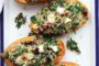 ?Roasted Sweet Potatoes Stuffed with Quinoa and Spinach?