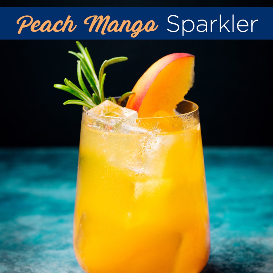 Peach Mango Sparkler